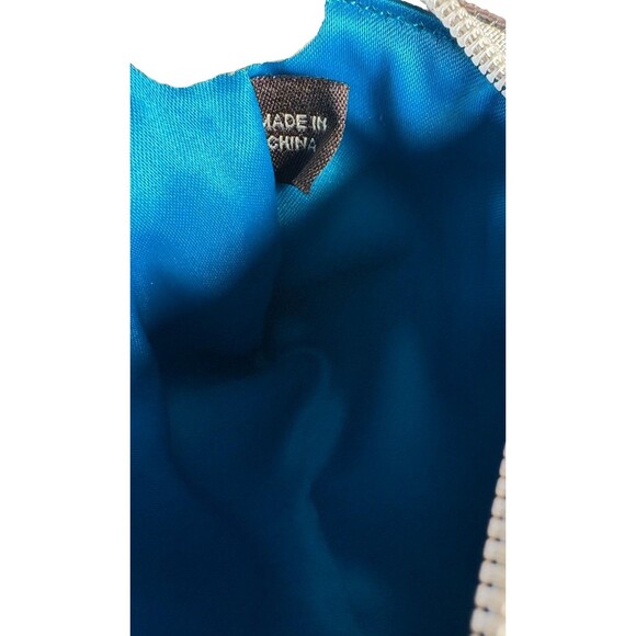 Coach Poppy Wristlet Signature C Multi Color Metallic Leather Y2K NWT - Picture 6 of 9